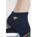 Стрейчевые женские носки MONTEBELLO Ф3 короткие Арт: 7422K-3 / Пчелка + полоска / Упаковка 12 пар /