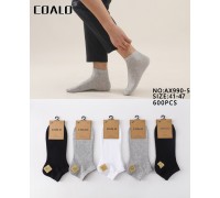Стрейчевые мужские носки Coalo короткие Арт.: AX990-5 / Ассорти цветов /
