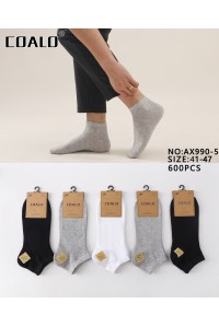 Стрейчевые мужские носки Coalo короткие Арт.: AX990-5 / Ассорти цветов /