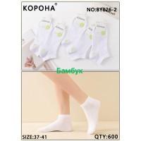 Бамбукові жіночі шкарпетки КОРОНА укорочені Арт.: BY826-2