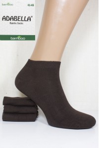 Стрейчевые бамбуковые мужские носки ADABELLA Socks короткие Арт.: 4332 / Упаковка 12 пар /