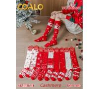 Кашемировые женские гольфы / Новый Год / Coalo высокие Арт.: BM6380