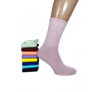 Стрейчевые женские носки для тенниса КОРОНА высокие Арт.: B2092-2 / Яркое ассорти /