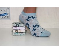 Стрейчевые женские носки с рисунком ШУГУАН укороченные Арт.: B2238-1