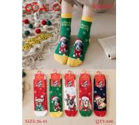 Стрейчевые женские носки / Новый год / DMDBS высокие Арт.: BM6325