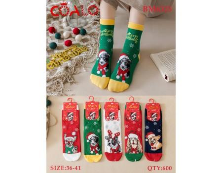 Стрейчевые женские носки / Новый год / DMDBS высокие Арт.: BM6325