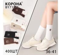 Стрейчевые женские носки КОРОНА высокие Арт.: BY719-4