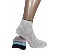 Стрейчеві жіночі шкарпетки CALZE MODA середньої висоти Арт.: 9045-2 / Дрібна цяточка /
