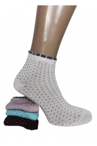 Стрейчевые женские носки CALZE MODA средней высоты Арт.: 9045-2 / Мелкая крапинка /