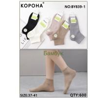 Спортивні жіночі шкарпетки КОРОНА укорочені Арт.: BY839-1