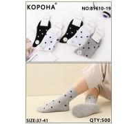 Стрейчеві жіночі шкарпетки КОРОНА середньої висоти Арт.: BY610-19