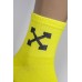 Стрейчевые мужские носки для тенниса Carabelli средней высоты Арт.: 3367-1 / OFF-White /