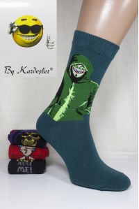 Стрейчевые компьютерные мужские носки KARDESLER высокие Арт.: 1307-5 / Упаковка 12 пар /