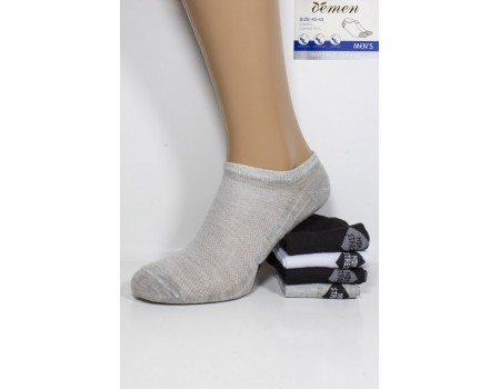 Хлопковые мужские носки в сеточку OEMEN укороченные Арт.: D302-1