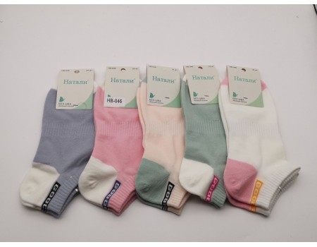 Стрейчевые женские носки НАТАЛИ укороченные Арт.: HB046 / GOOD LUCK /