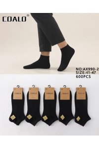 Стрейчевые мужские носки Coalo короткие Арт.: AX990-2 / Черный /