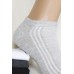 Стрейчевые спортивные мужские носки в сеточку KARDESLER укороченные Арт.: 1303-6 / Полоска / Упаковка 12 пар /