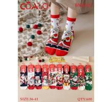 Стрейчевые женские носки / Новый год / DMDBS высокие Арт.: BM6327