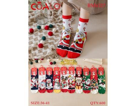 Стрейчевые женские носки / Новый год / DMDBS высокие Арт.: BM6327