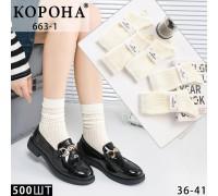 Стрейчевые женские носки КОРОНА высокие Арт.: BY663-1