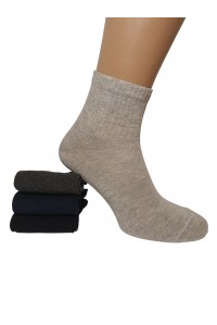Стрейчевые женские носки на анатомической резинке KARDESLER средней высоты Арт.: W1303-2