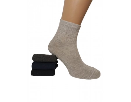 Стрейчевые женские носки на анатомической резинке KARDESLER средней высоты Арт.: W1303-2