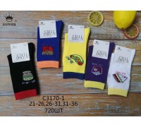 Стрейчевые детские носки КОРОНА высокие Арт.: C3170-1