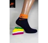 Стрейчевые женские носки NIKE средней длины Арт.: 683698-384 / Яркое ассорти /