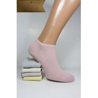 Стрейчові жіночі шкарпетки ШУГУАН короткі Арт.: B2245-A / Косичка /