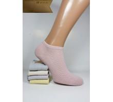 Стрейчевые женские носки ШУГУАН короткие Арт.: B2245-A / Косичка /