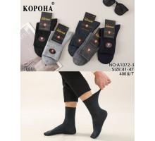 Стрейчеві чоловічі шкарпетки КОРОНА високі Арт.: A1072-3