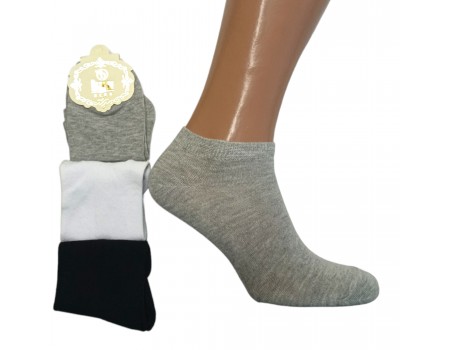 Хлопковые женские носки BYT CLUB короткие Арт.: 410352 / Ассорти цветов /