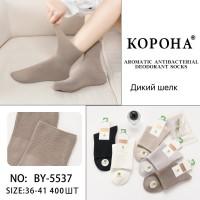 Шовкові жіночі шкарпетки КОРОНА середньої висоти Арт.: BY5537