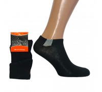 Стрейчевые женские носки MARJINAL с люрексом короткие Арт.: 6.9.838 / Черный /