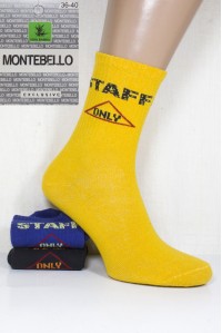Стрейчевые женские носки MONTEBELLO Ф3 высокие Арт: 7422VD-2 / STAFF ONLY /
