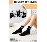 Стрейчевые женские носки КОРОНА высокие Арт.: BY610-7