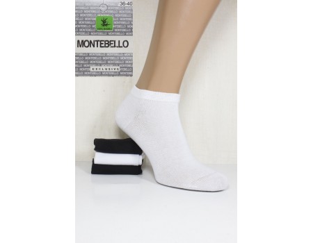 Стрейчевые женские носки MONTEBELLO Ф3 короткие Арт: 7422K / Упаковка 12 пар /
