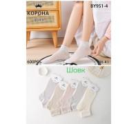 Шелковые женские носки КОРОНА укороченные Арт.: BY951-4