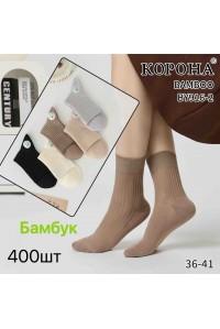 Бамбукові жіночі шкарпетки КОРОНА середньої висоти Арт.: BY916-2