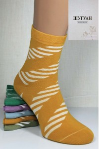 Стрейчевые женские носки ШУГУАН средней высоты Арт.: B2806
