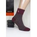 Стрейчевые женские носки с люрексом КОРОНА средней длины Арт.: BY230-2 / Фламинго /
