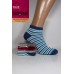 Стрейчевые женские носки ЖИТОМИР Талько средней длины Арт.: 2311L-4 / Мелкая разноцветная полоска /