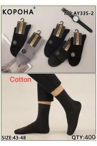 Стрейчеві чоловічі шкарпетки КОРОНА середньої висоти Арт.: AY335-2