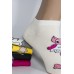 Стрейчевые женские носки Натали короткие Арт.: BY705-2 / Упаковка 10 пар / Мышки /