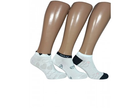 Стрейчевые женские носки КОРОНА короткие Арт.: BY528-1