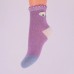 Стрейчевые детские носки 3D КОРОНА на бордюрной резинке средней высоты Арт.: BY301-1