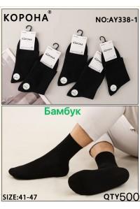 Бамбукові чоловічі шкарпетки КОРОНА середньої висоти Арт.: AY338-1
