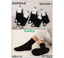Бамбукові чоловічі шкарпетки КОРОНА середньої висоти Арт.: AY338-1
