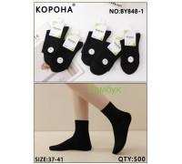 Бамбуковые женские носки КОРОНА средней высоты Арт.: BY848-1