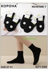 Бамбукові жіночі шкарпетки КОРОНА середньої висоти Арт.: BY848-1